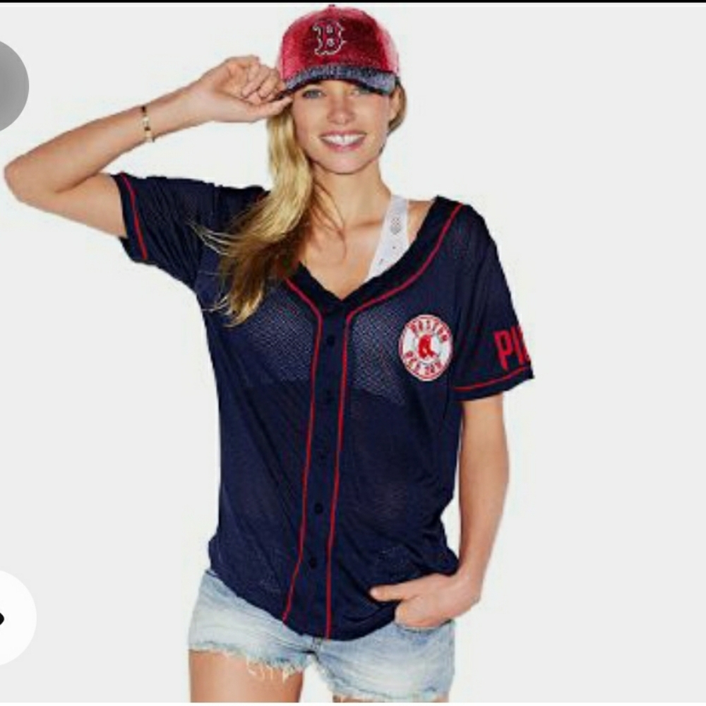 *ISO* Victoria's Secret Pink Boston Red Sox Jersey
